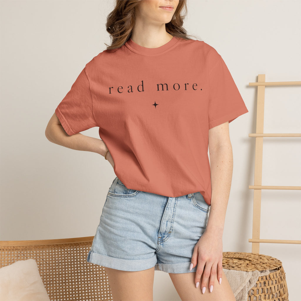 Read More T-Shirt — Minimalist Literary Graphic Tee