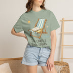 Beach Reading T-Shirt — "Tan Lines & Book Spines" Summer Reader Tee