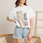 T-Shirt — "My TBR Is a Financial Burden" Book Lover Tee