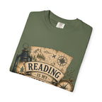 Reading Is My Favorite Side Quest T-Shirt — Adventure Book Lover Tee