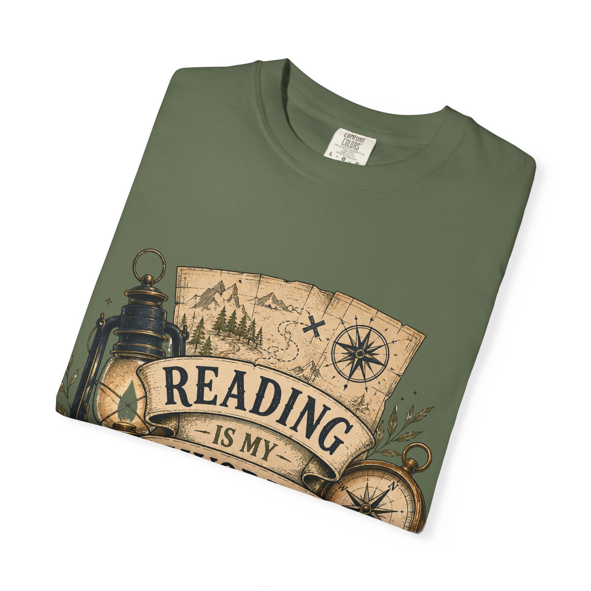 Reading Is My Favorite Side Quest T-Shirt — Adventure Book Lover Tee