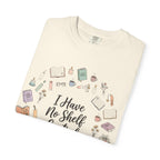Book Lover T-Shirt — "I Have No Shelf Control" Graphic Tee