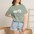 Book Lover T-Shirt — "I Closed My Book to Be Here" Literary Tee