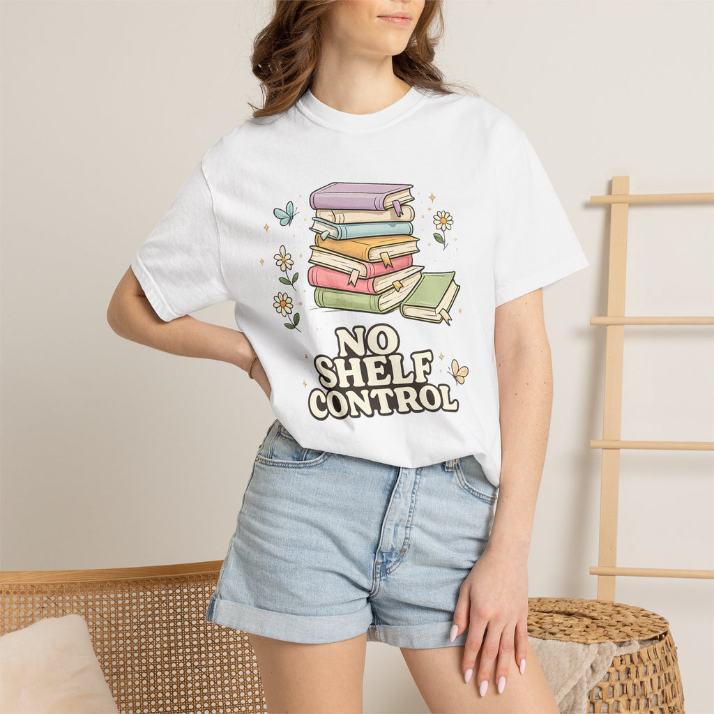 No Shelf Control Bookstack T-Shirt