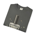 T-Shirt — 'Morally Grey' Nail Polish Graphic Tee