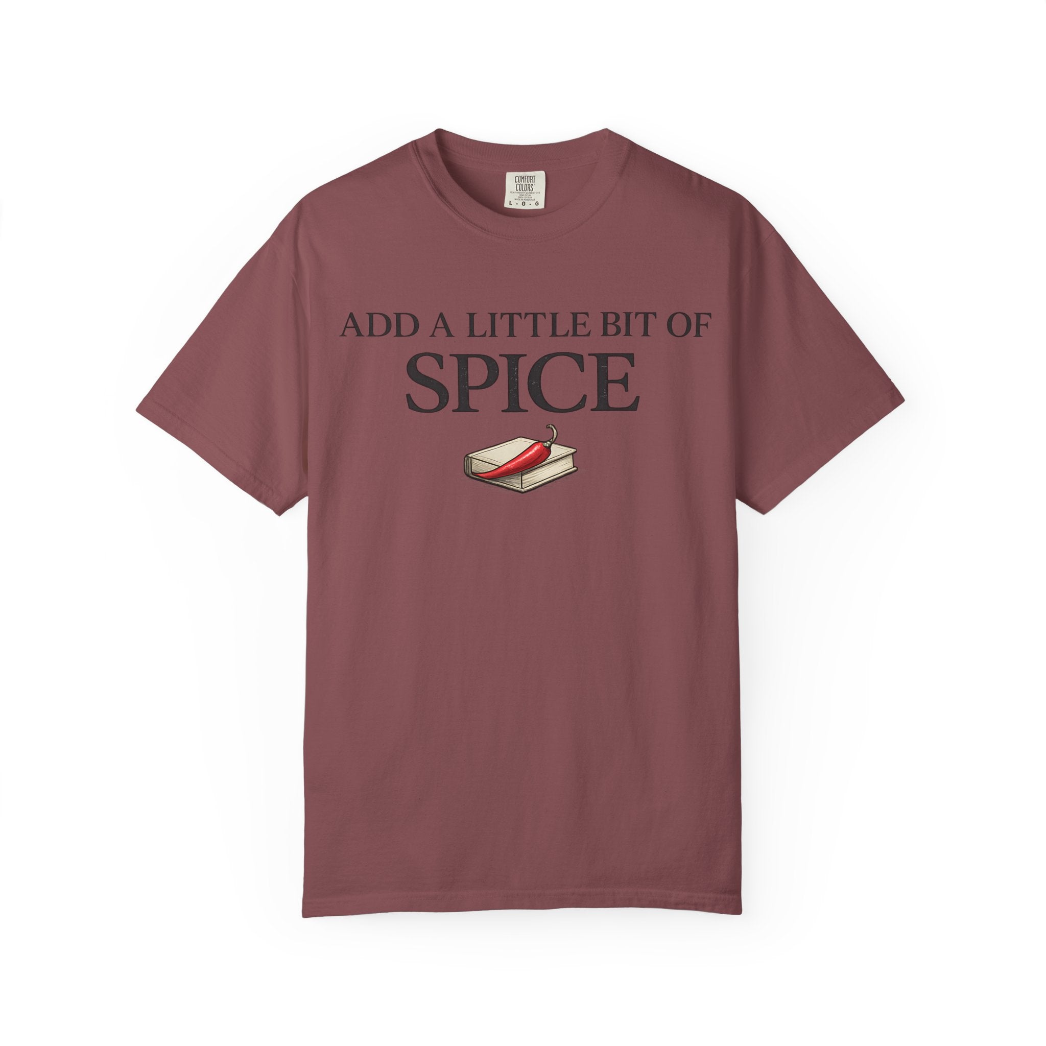 Spice Book T-Shirt — "Add a Little Bit of Spice" Graphic Tee