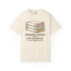 Sprayed Edges Are My Love Language T-Shirt — Book Lover Paperback Aesthetic Tee