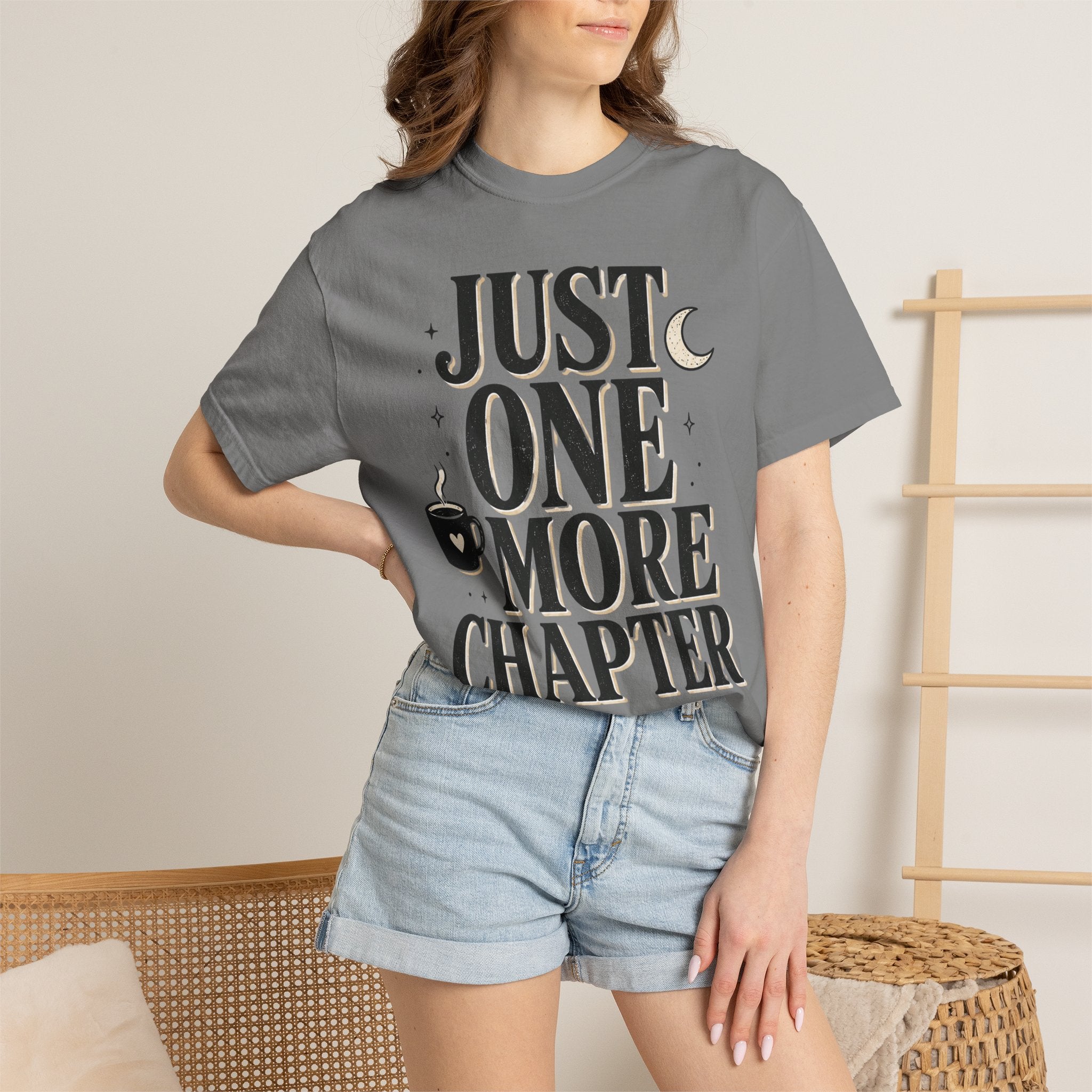 Just One More Chapter T-Shirt — Book Lover Graphic Tee