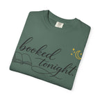 Booked Tonight T-Shirt — Cozy Reading Graphic Tee