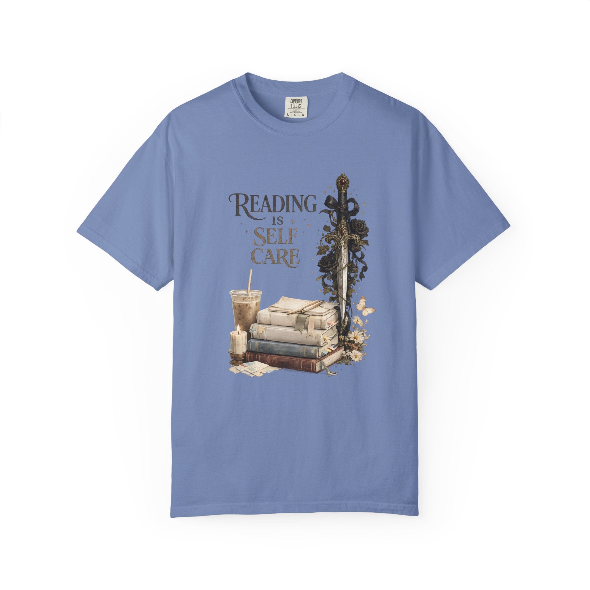 Reading Is Self Care T-Shirt — Cozy Book Lover Tee