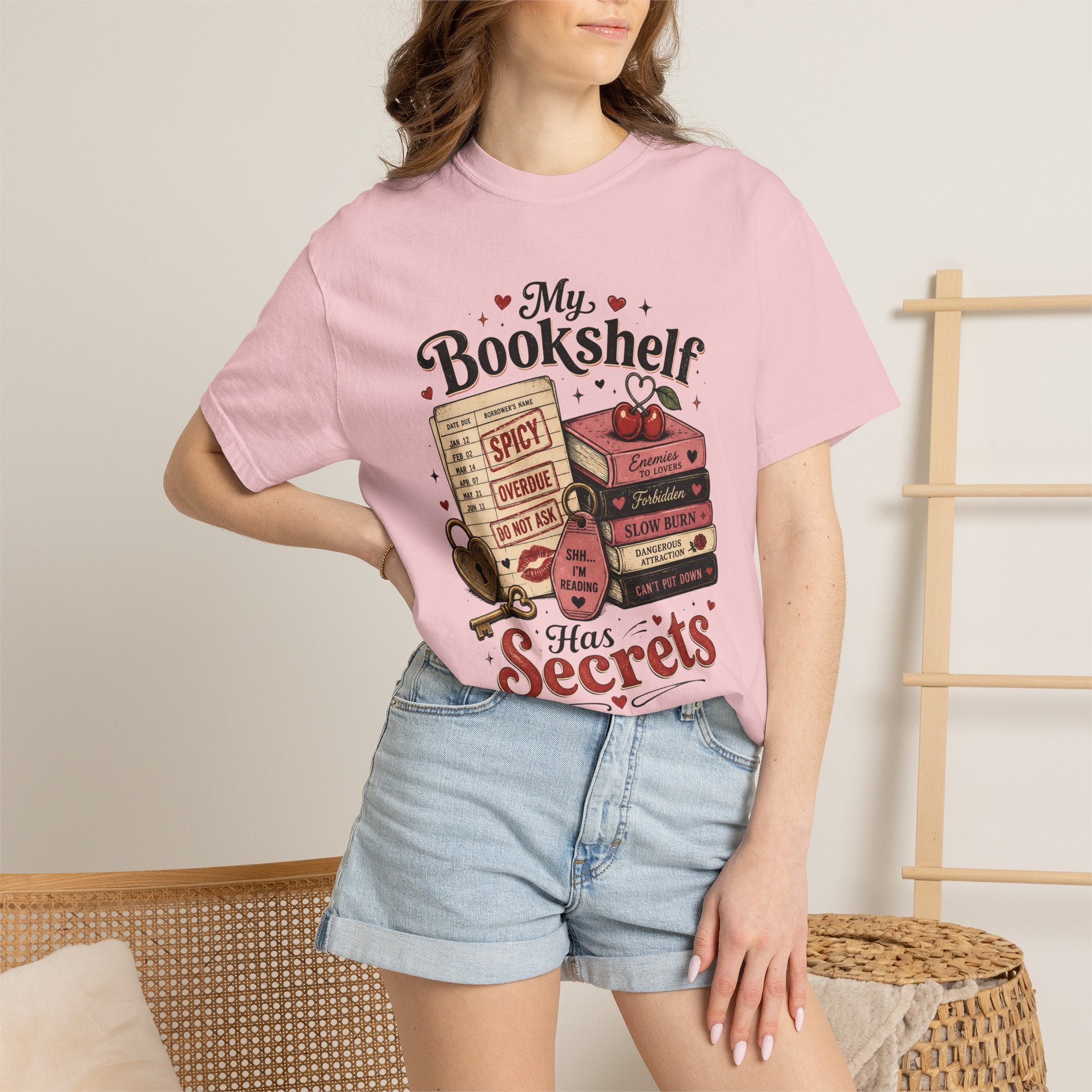 My Bookshelf Has Secrets Comfort Colors® T-Shirt