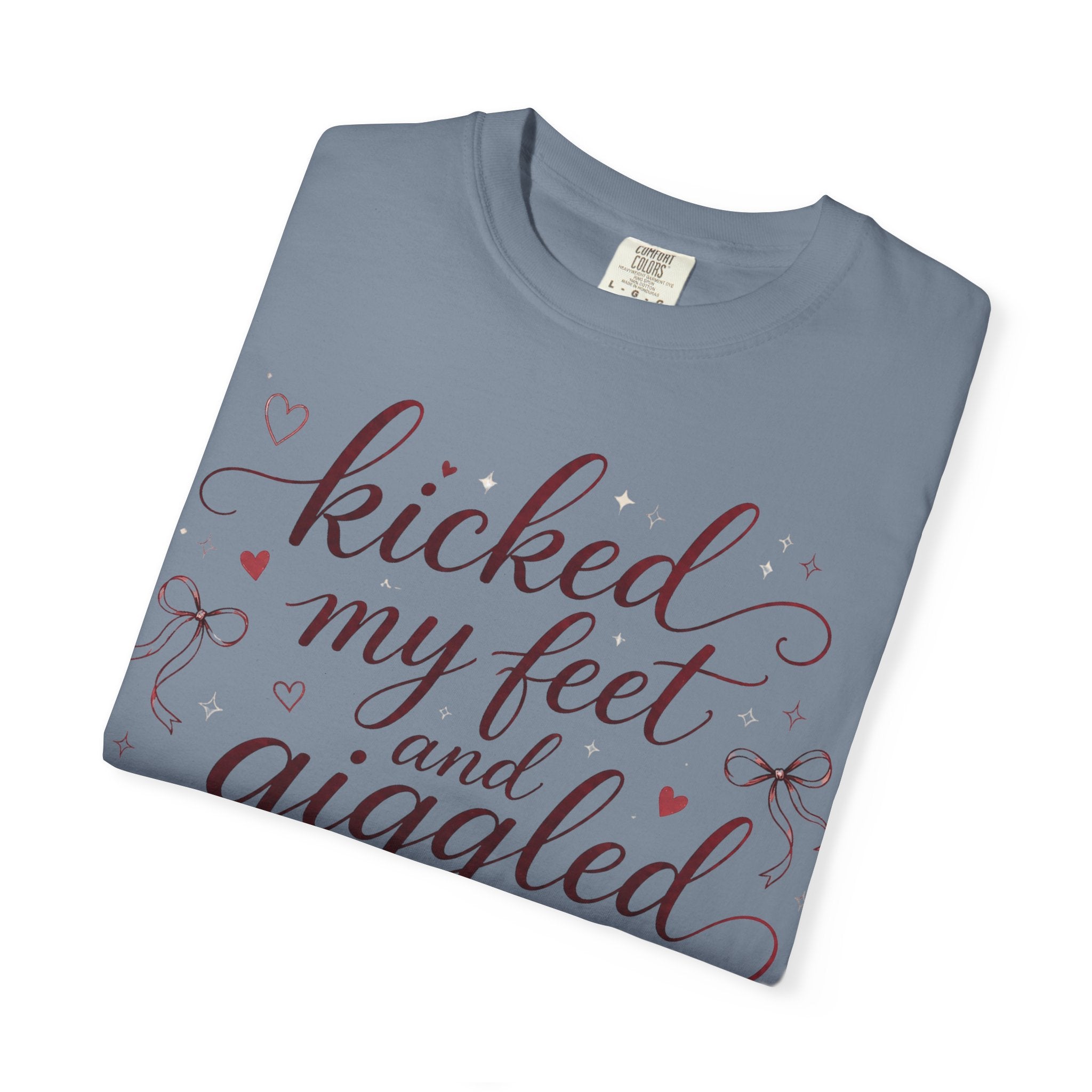 Kicked My Feet and Giggled Booklover T-Shirt