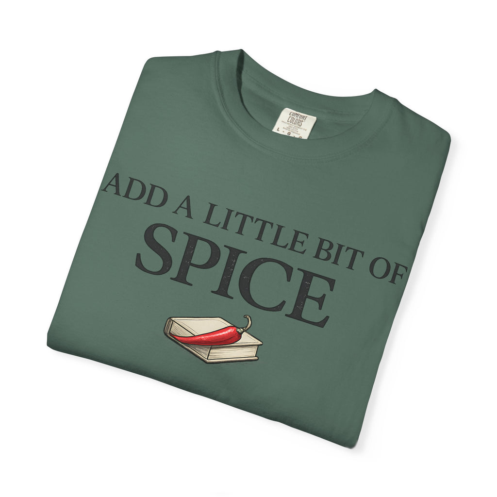 Spice Book T-Shirt — "Add a Little Bit of Spice" Graphic Tee