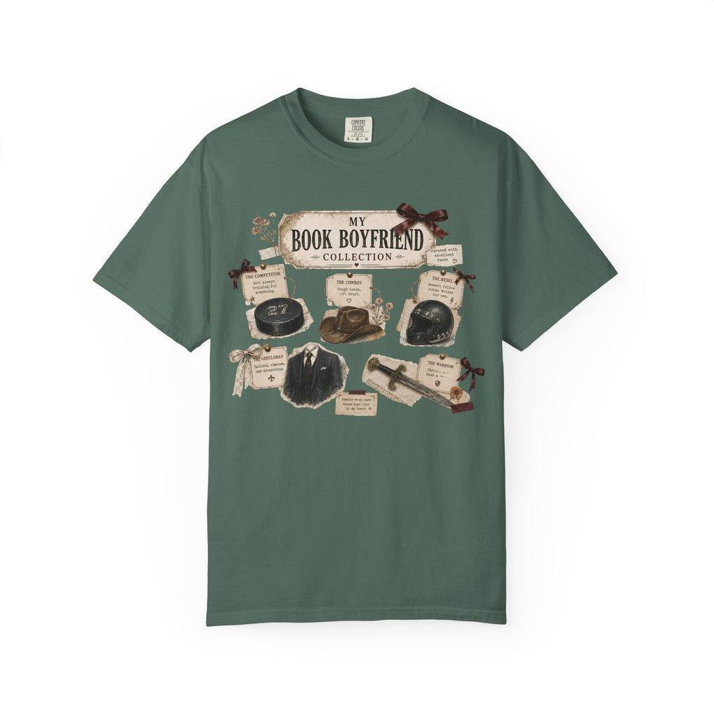 Book Boyfriend Collection T-Shirt — Vintage Literary Aesthetic Tee