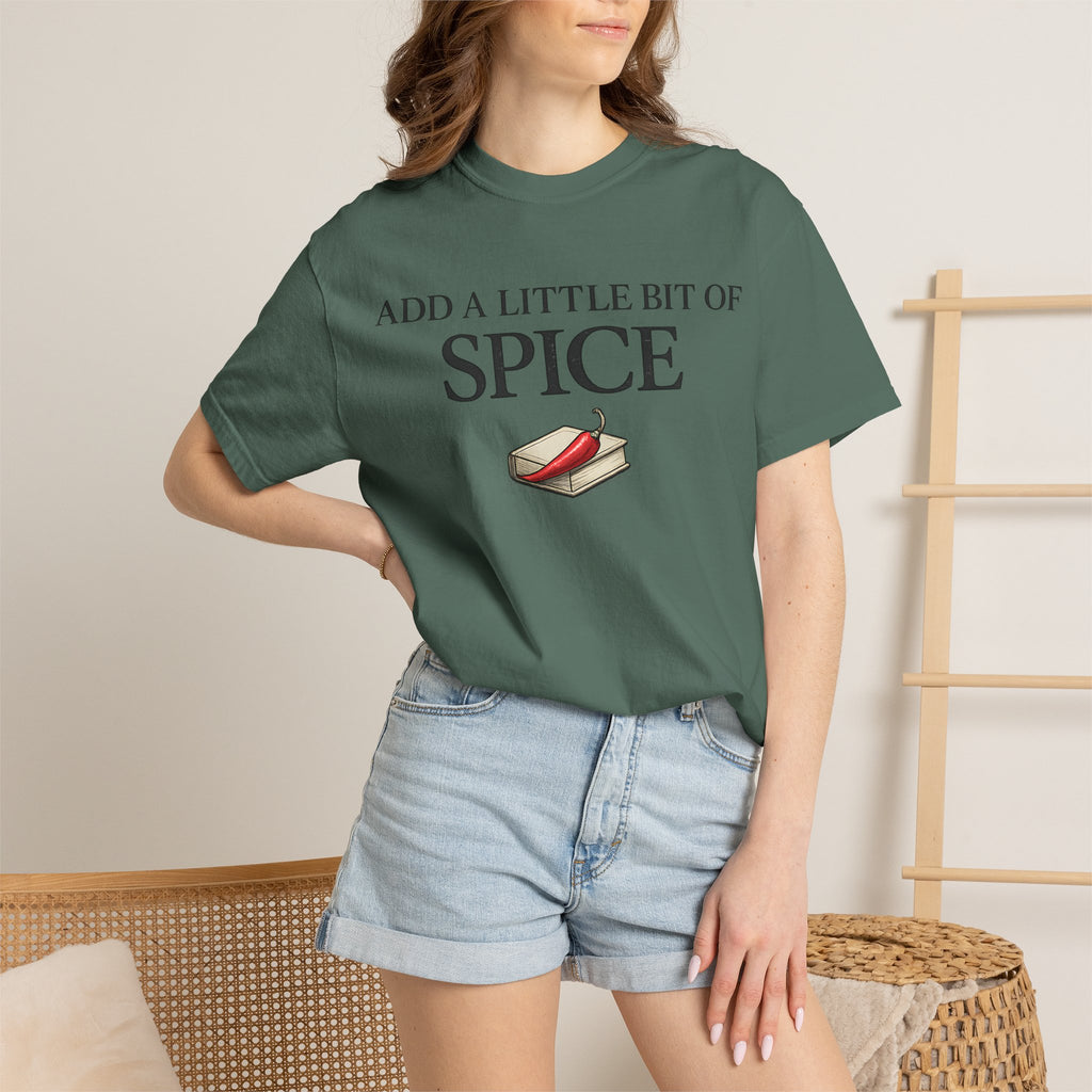 Spice Book T-Shirt — "Add a Little Bit of Spice" Graphic Tee