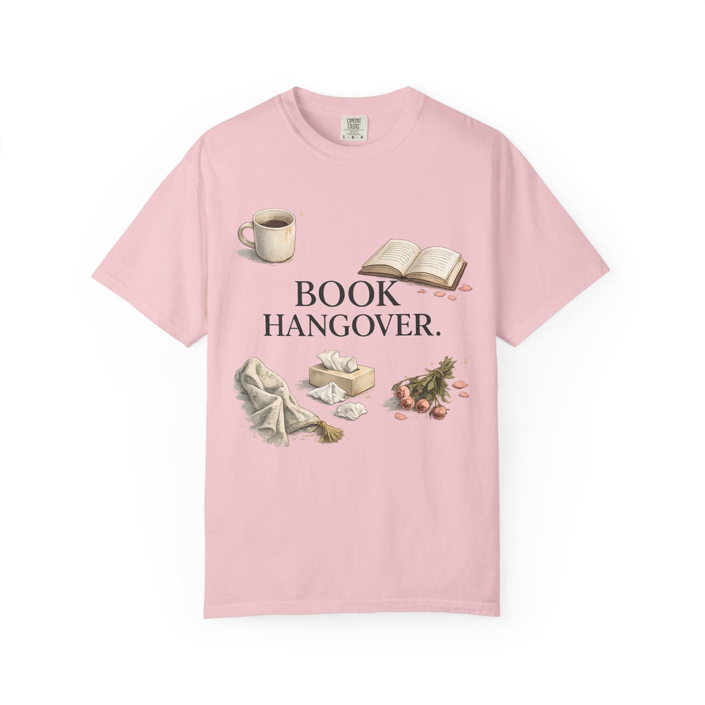 T-Shirt — "Book Hangover" Cozy Reading Tee