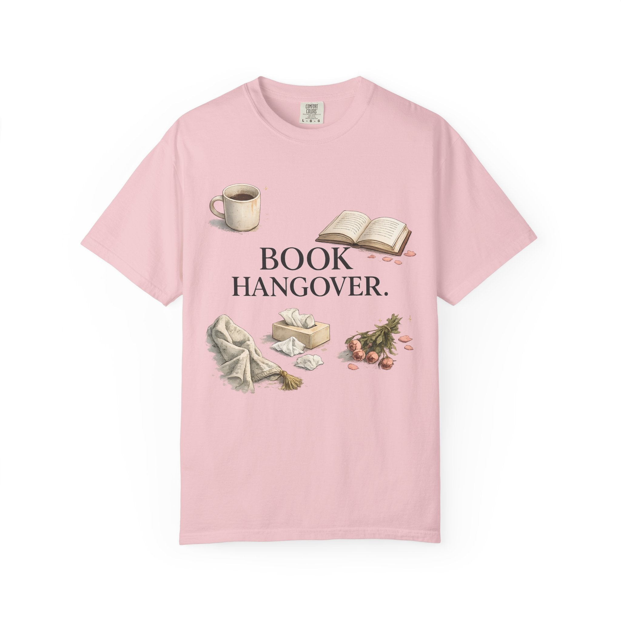 T-Shirt — "Book Hangover" Cozy Reading Tee