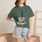 T-Shirt — 'Morally Grey' Nail Polish Graphic Tee
