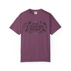 If Villain Bad… Why Not? T-Shirt — Gothic Floral Quote Tee