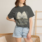Book Lover T-Shirt — "Flipping Pages Is My Cardio" Graphic Tee