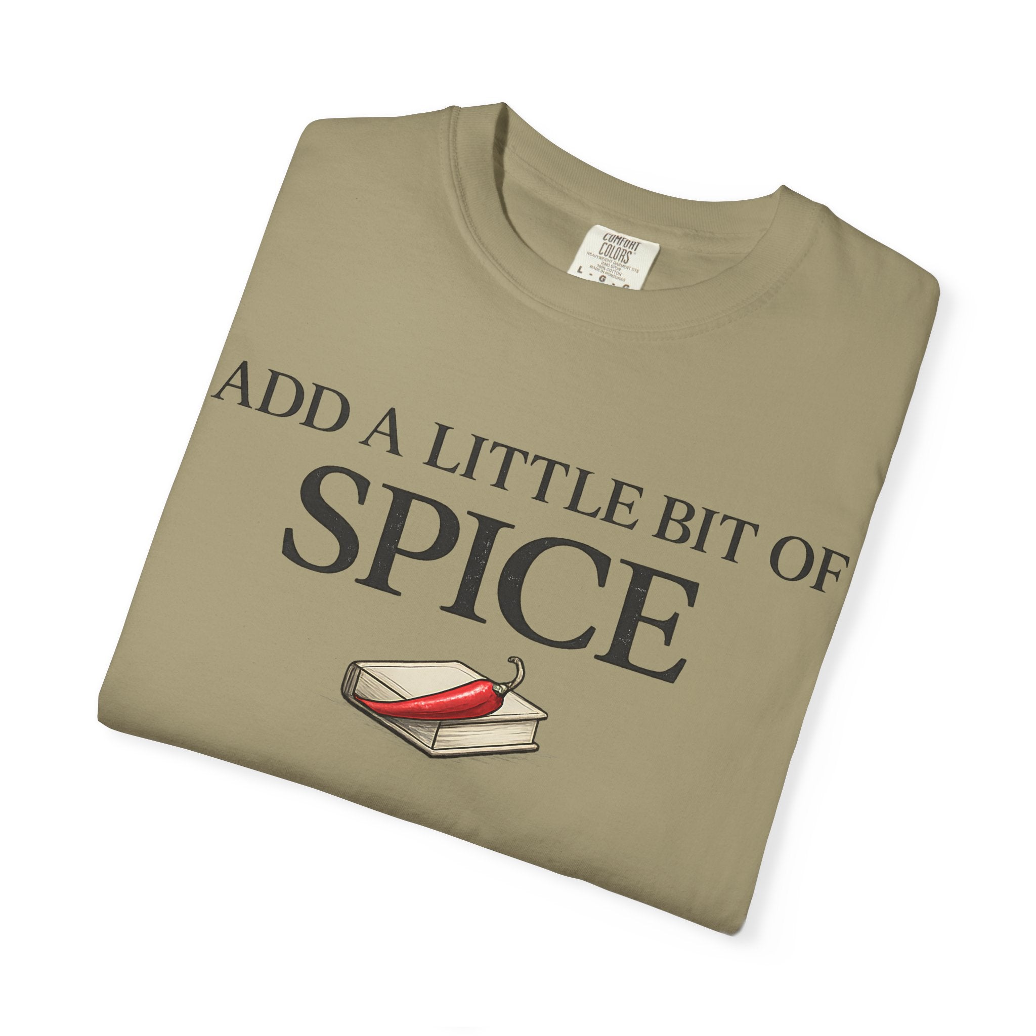 Spice Book T-Shirt — "Add a Little Bit of Spice" Graphic Tee