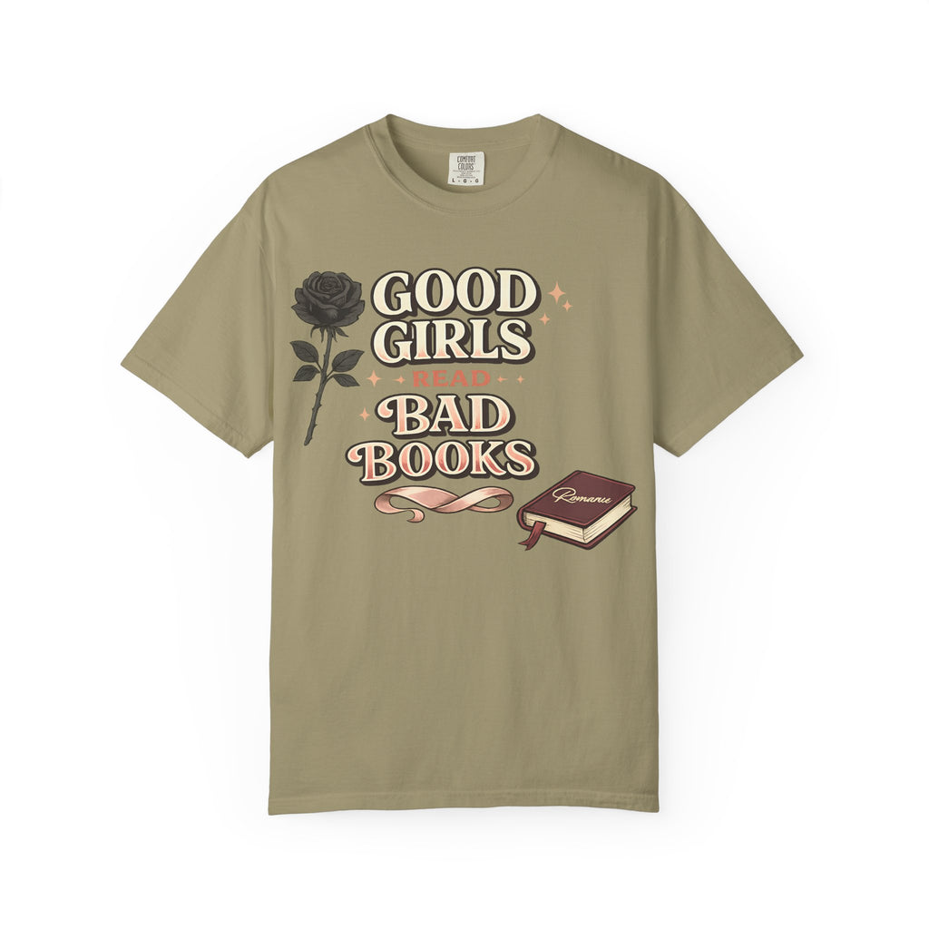 T-Shirt — "Good Girls Read Bad Books" Graphic Tee