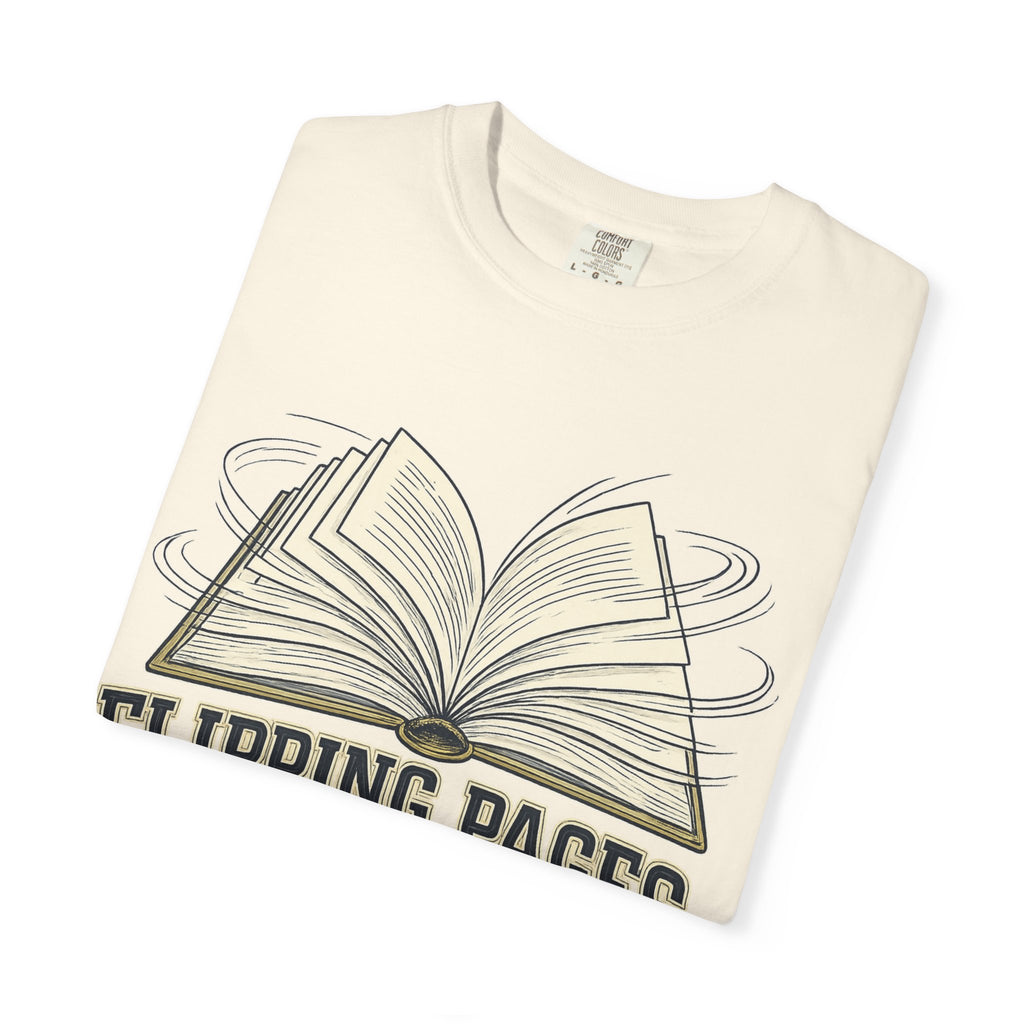 Book Lover T-Shirt — "Flipping Pages Is My Cardio" Graphic Tee
