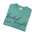 Booked Tonight T-Shirt — Cozy Reading Graphic Tee