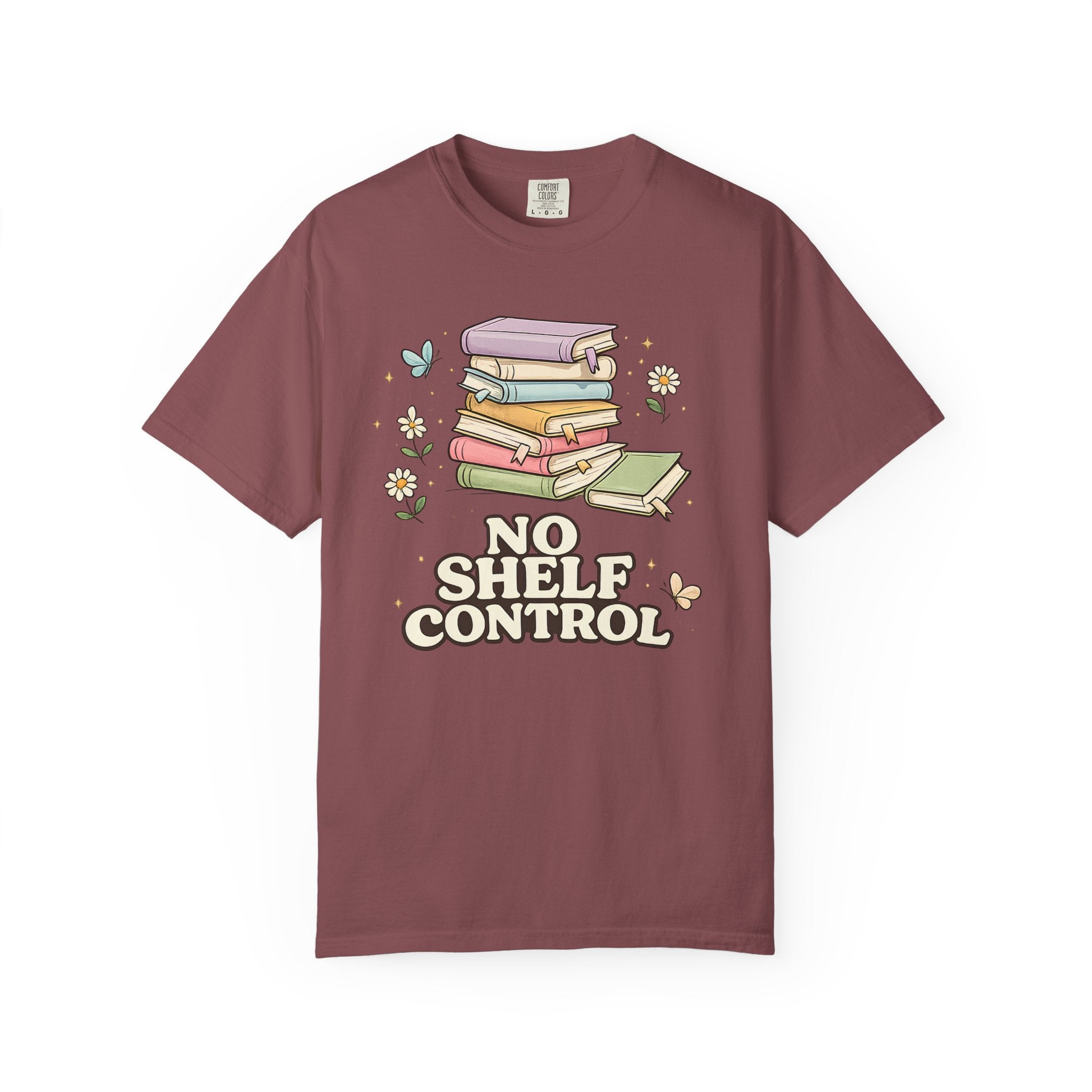 No Shelf Control Bookstack T-Shirt