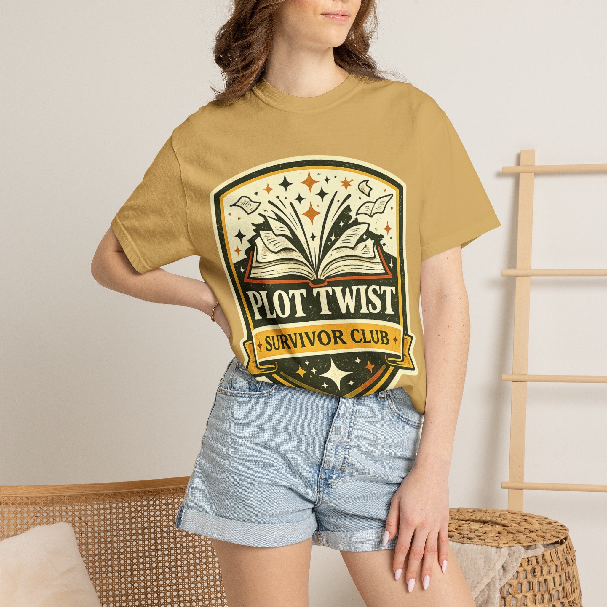 Plot Twist Survivor Club T-Shirt — Funny Book Lover Tee