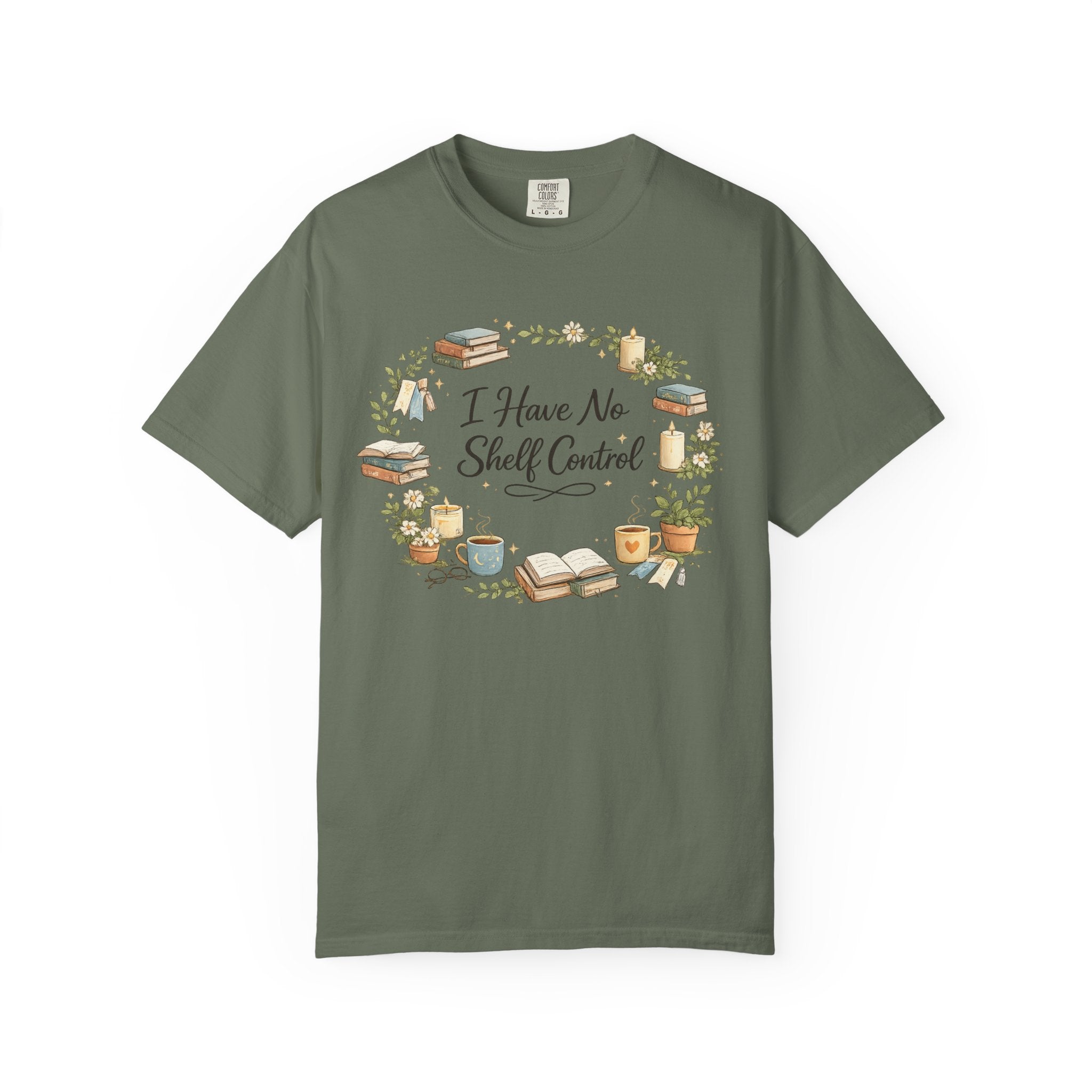 I Have No Shelf Control Book Lover T-Shirt