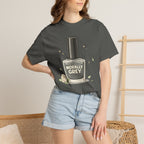 T-Shirt — 'Morally Grey' Nail Polish Graphic Tee