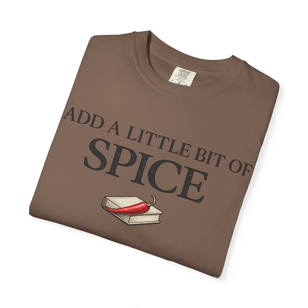 Spice Book T-Shirt — "Add a Little Bit of Spice" Graphic Tee