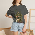 Certified Book Goblin T-Shirt — Cute Dragon Reading Graphic Tee for Book Lovers