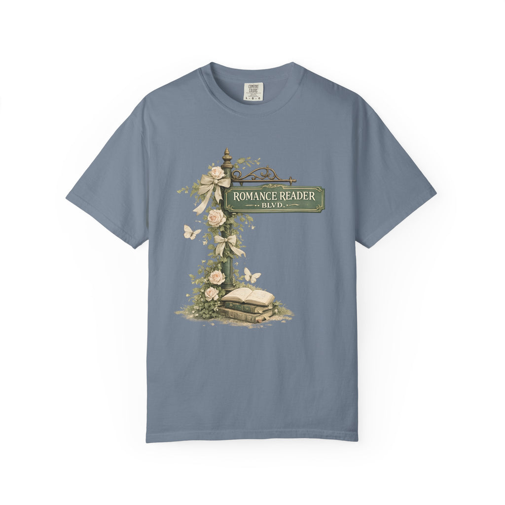 Romance Reader Vintage Floral T-Shirt