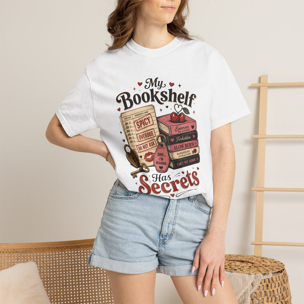 My Bookshelf Has Secrets Comfort Colors® T-Shirt