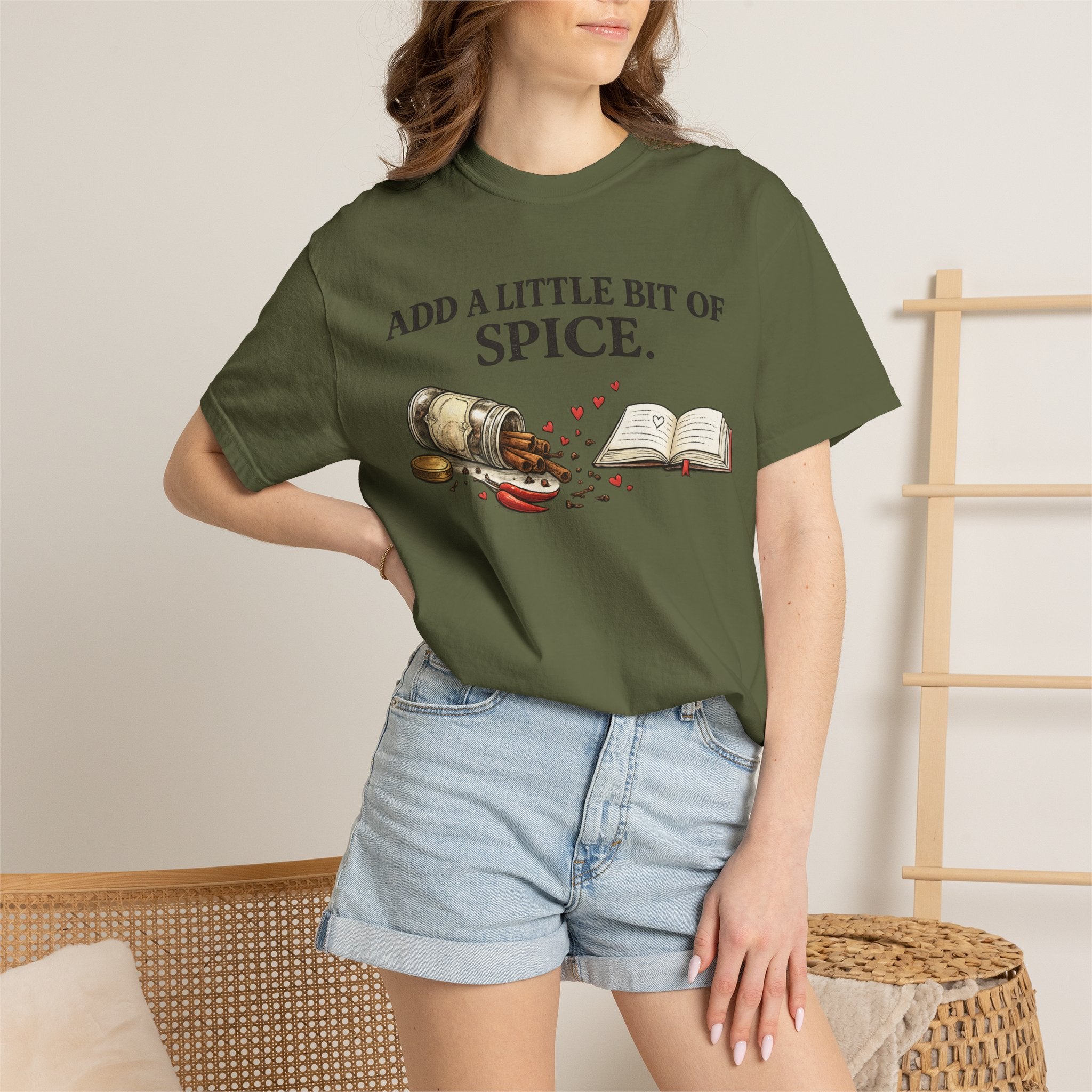 Add a Little Bit of Spice T-Shirt — Culinary & Cookbook Lover Tee