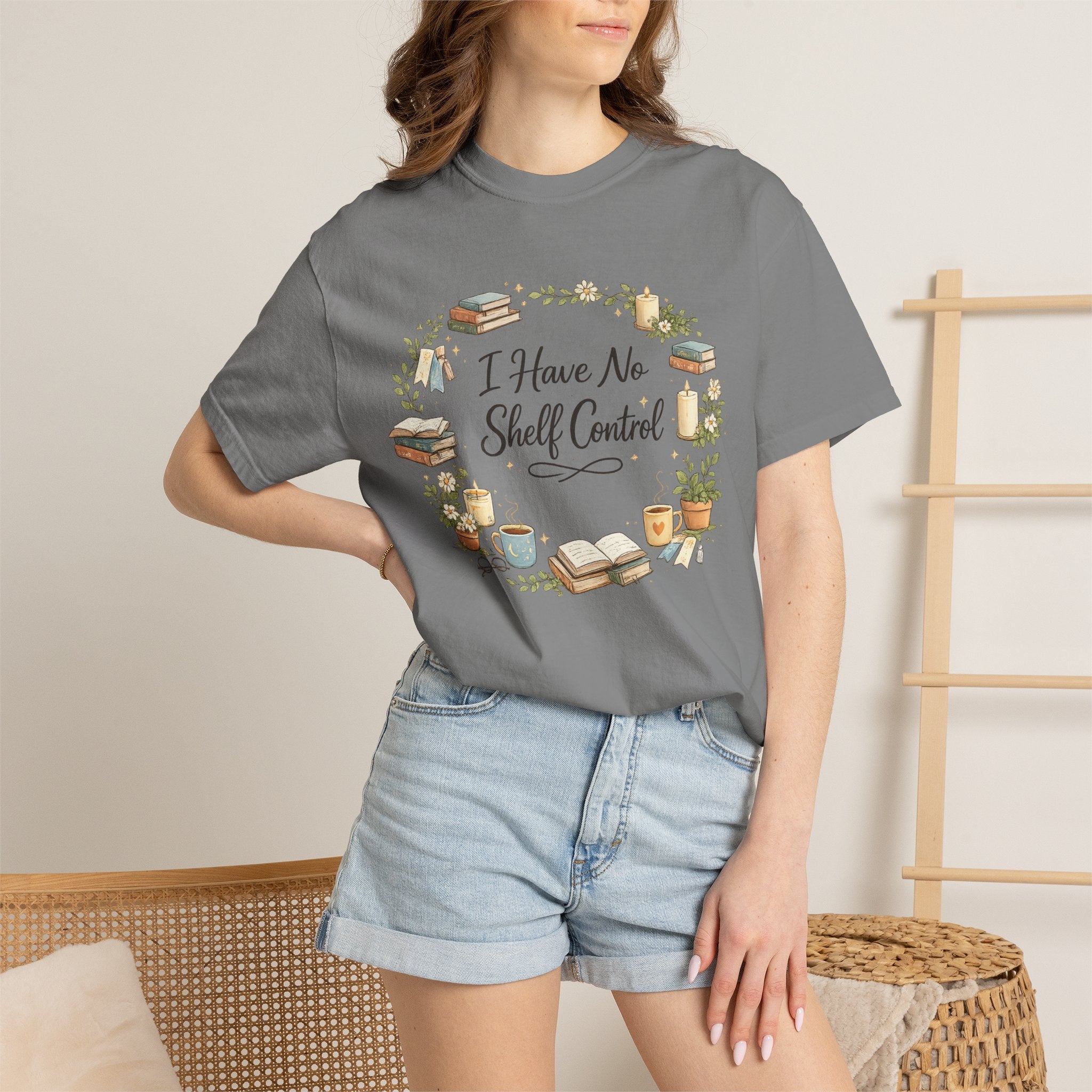 I Have No Shelf Control Book Lover T-Shirt