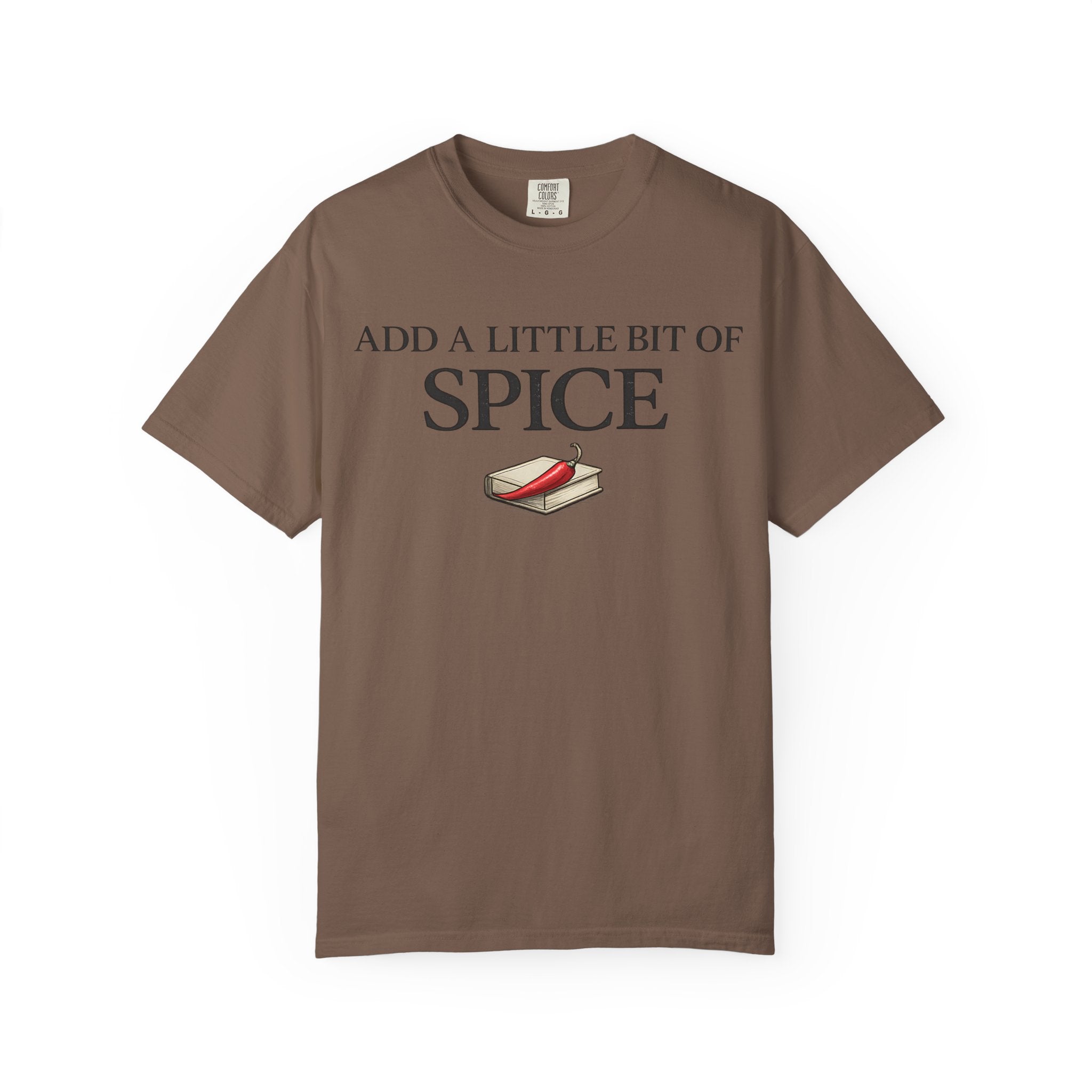 Spice Book T-Shirt — "Add a Little Bit of Spice" Graphic Tee