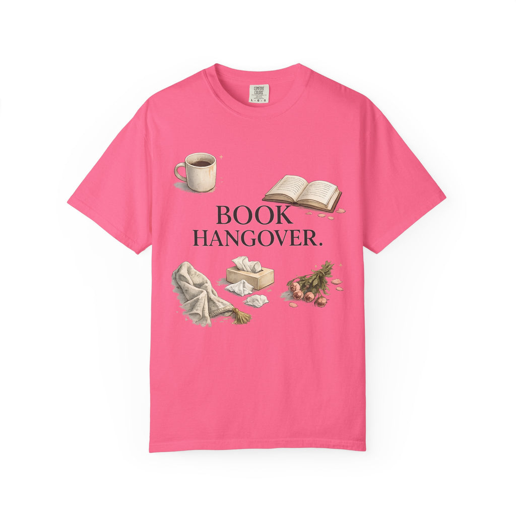 T-Shirt — "Book Hangover" Cozy Reading Tee