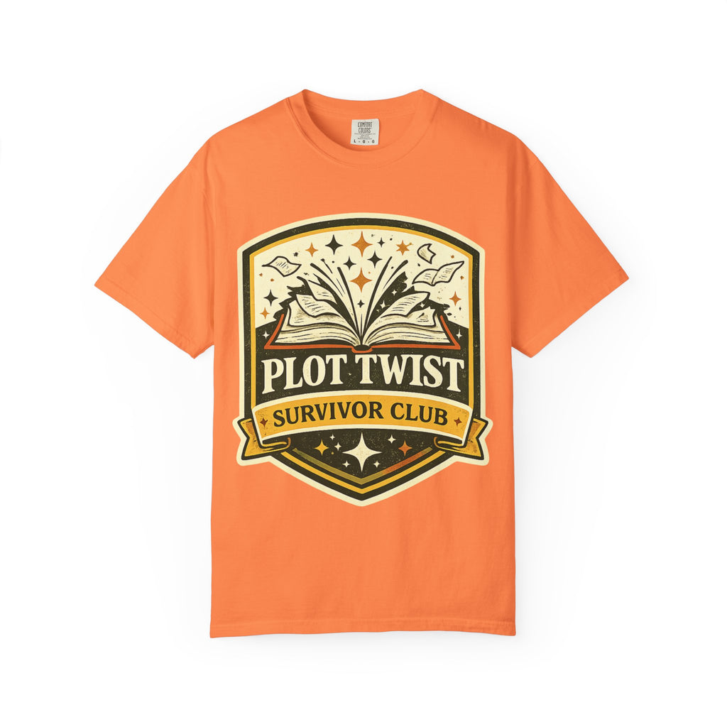 Plot Twist Survivor Club T-Shirt — Funny Book Lover Tee