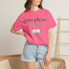 Quiet Please Book Lover T-Shirt — "i'm at the good part." Reading Tee