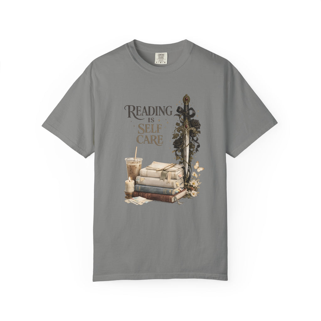 Reading Is Self Care T-Shirt — Cozy Book Lover Tee