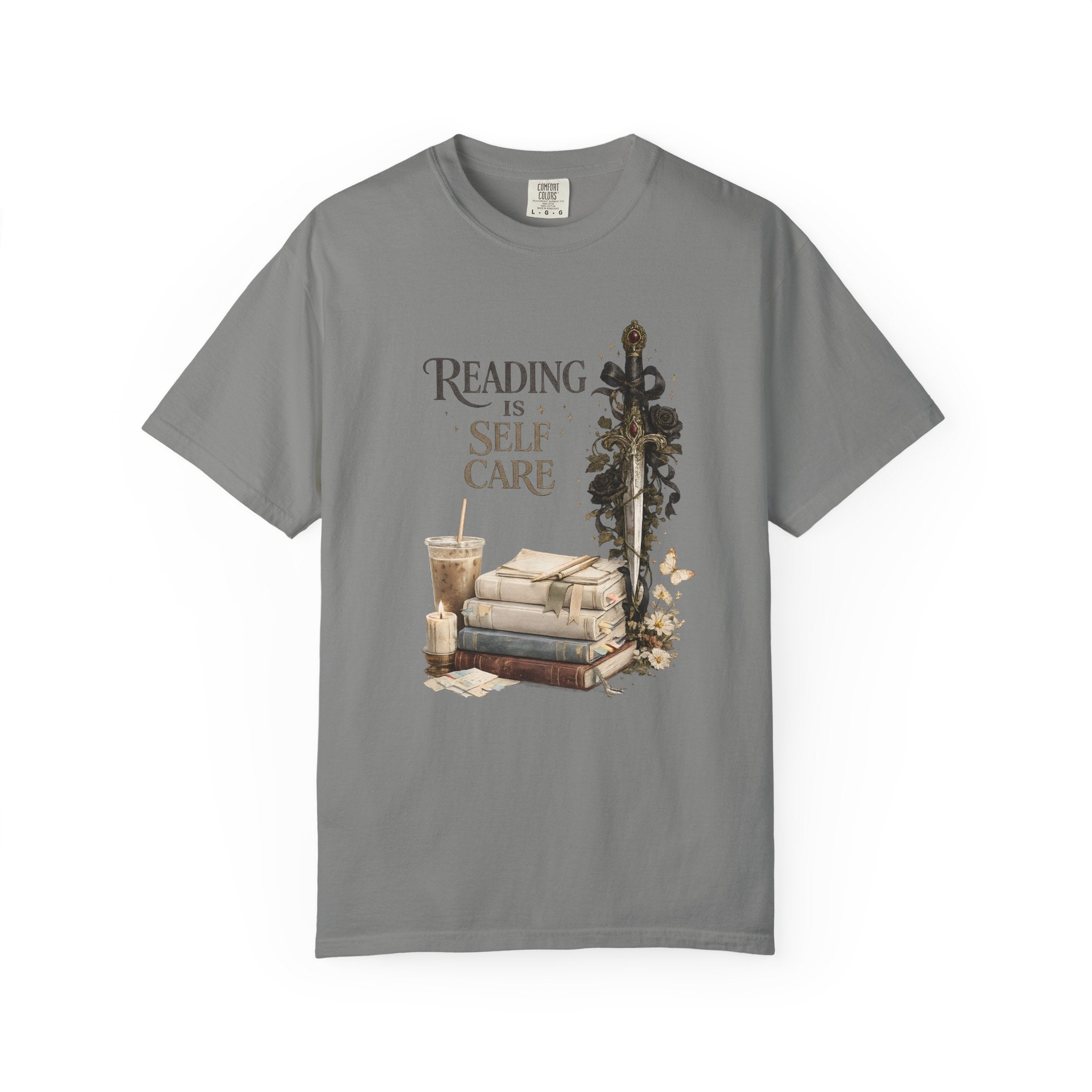 Reading Is Self Care T-Shirt — Cozy Book Lover Tee