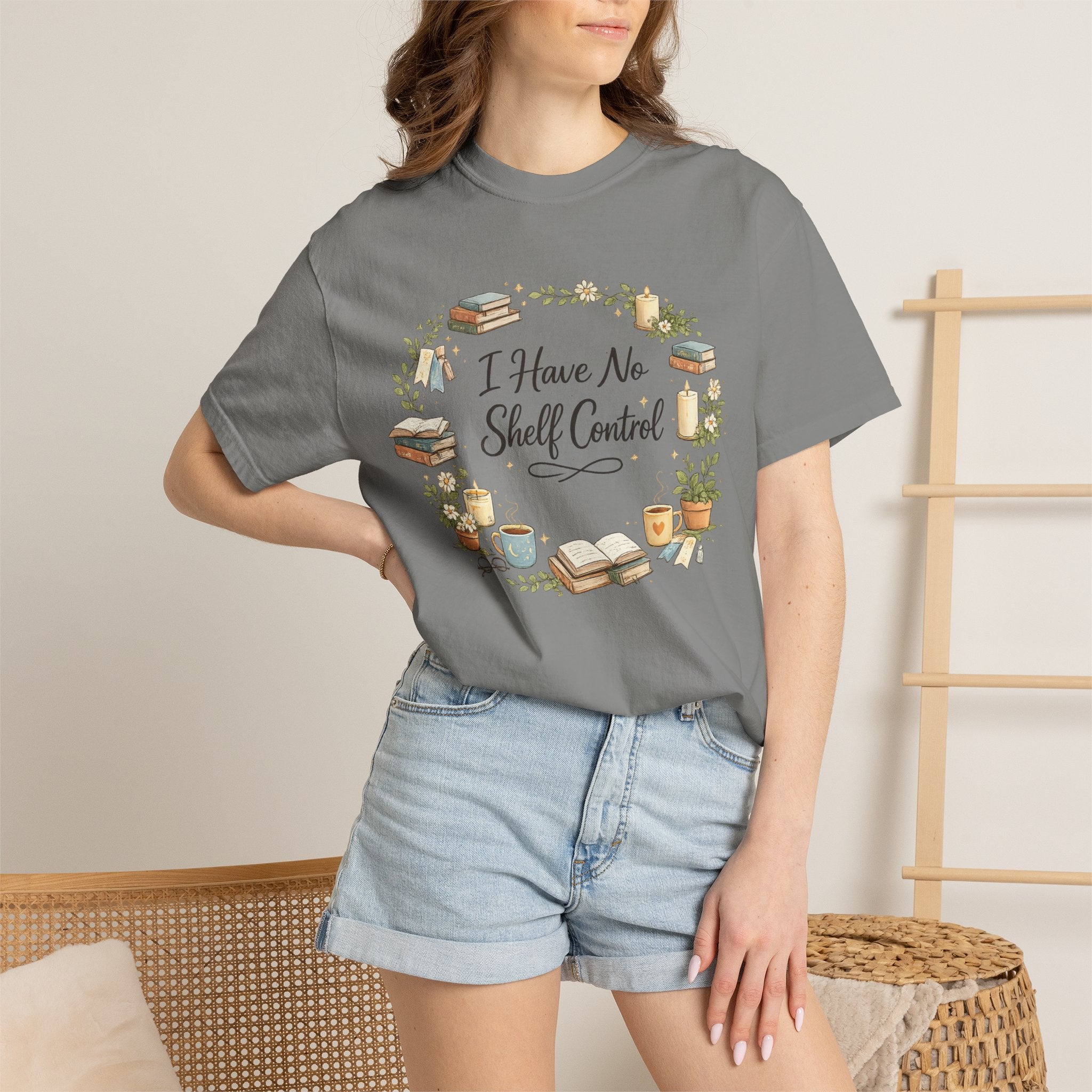 I Have No Shelf Control Book Lover T-Shirt