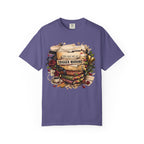 Book Lover T-Shirt — "You Had Me at Trigger Warning" Vintage Stack Design