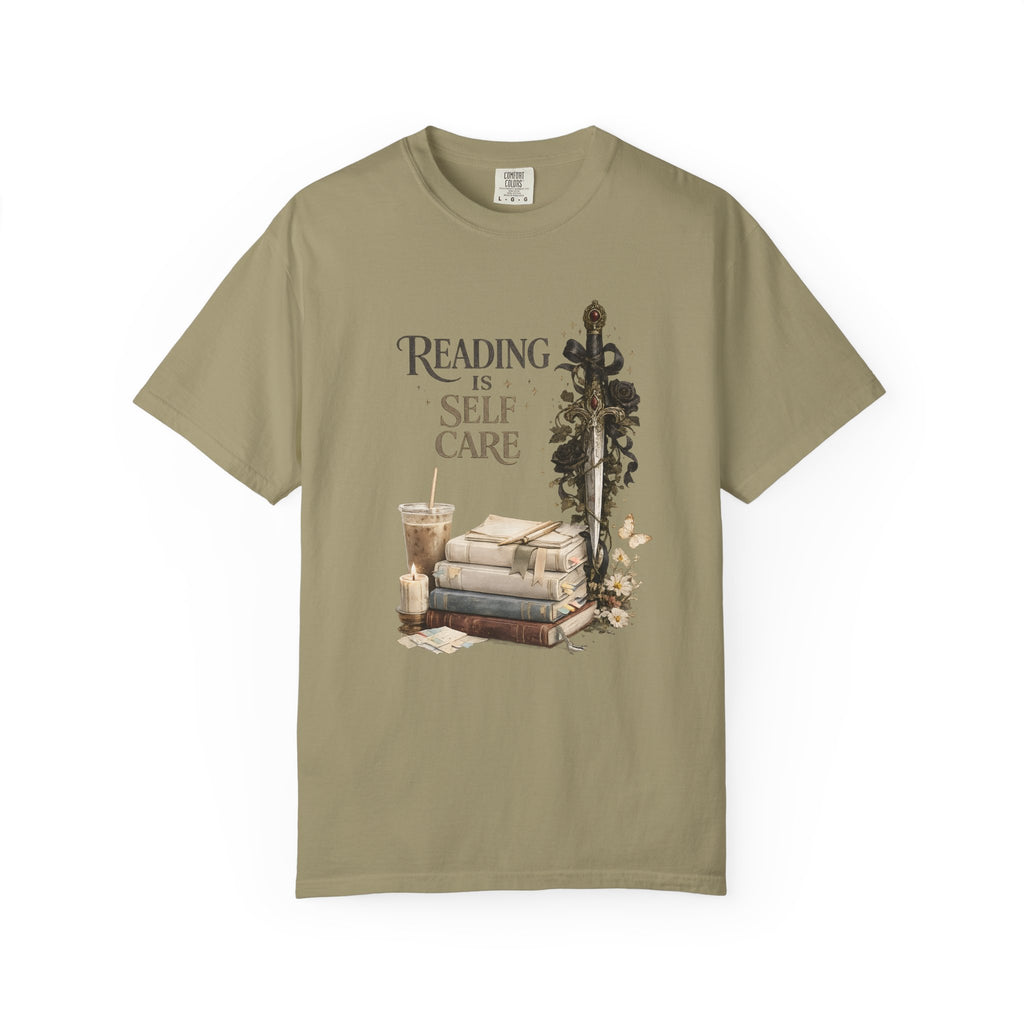 Reading Is Self Care T-Shirt — Cozy Book Lover Tee