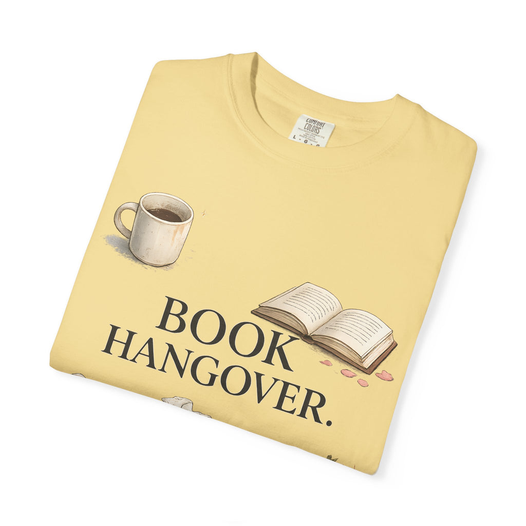 T-Shirt — "Book Hangover" Cozy Reading Tee