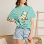 Beach Reading T-Shirt — "Tan Lines & Book Spines" Summer Reader Tee