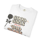 T-Shirt — "Good Girls Read Bad Books" Graphic Tee